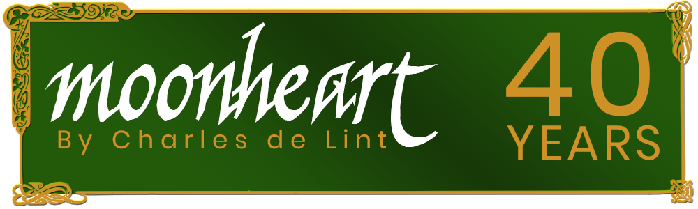 Charles de Lint Moonheart 40 years logo